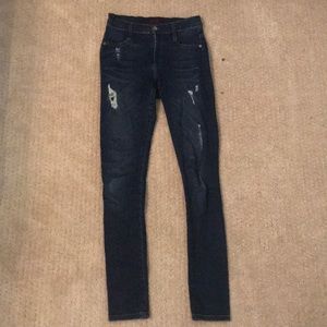 James jeans distressed twiggy dancer size 26